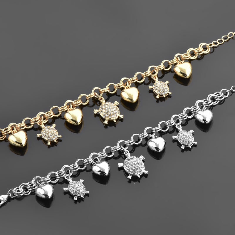 Bracelet plaqué or en cristal Sans Nickel sans Plomb