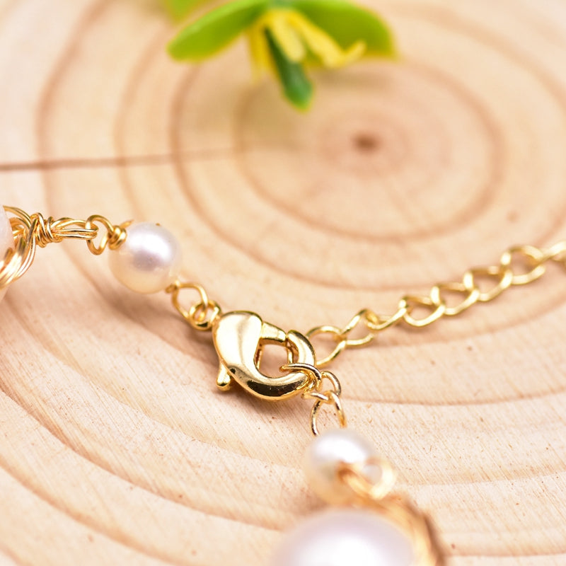 Bracelets de perles d’eau douce naturelles