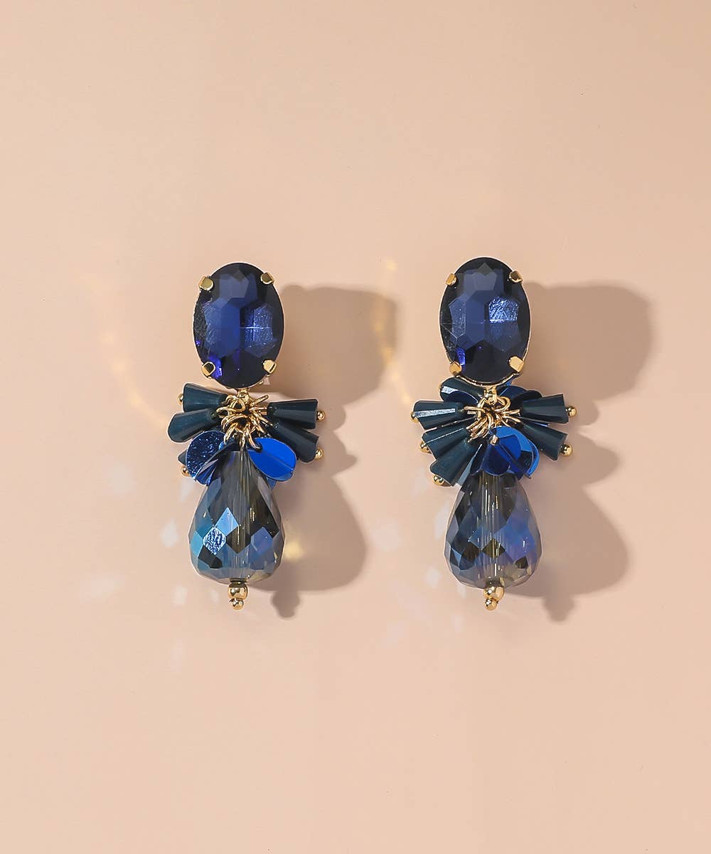 Boucles d'oreilles Clips 25AHBOL004: Multicolore