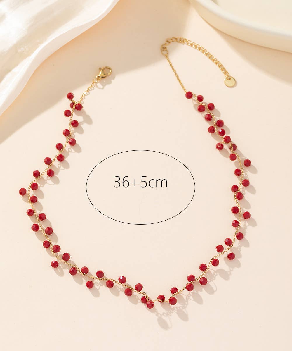 Collier Ras De Cou Acier inoxydable 24CCA009: Noir