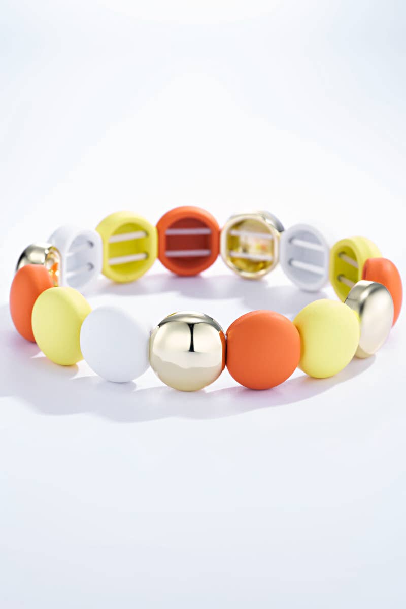 Bracelet colorés avec élastique 324CP03: Fuchsia