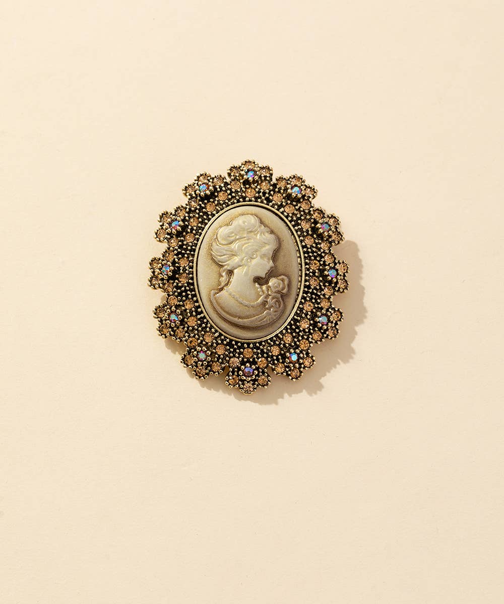 Broche Fantaisie 24PEBRO008: Jaune