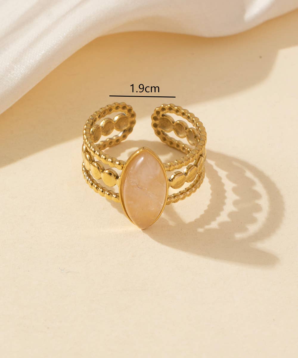 Bague réglable Acier inoxydable  25BGA240: Vert