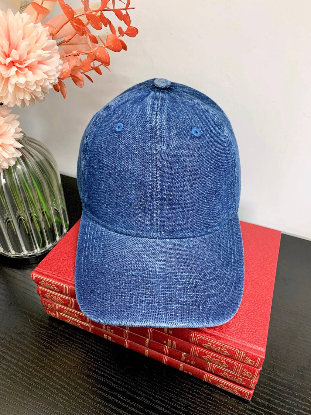 Casquette denim MJ07: Bleu