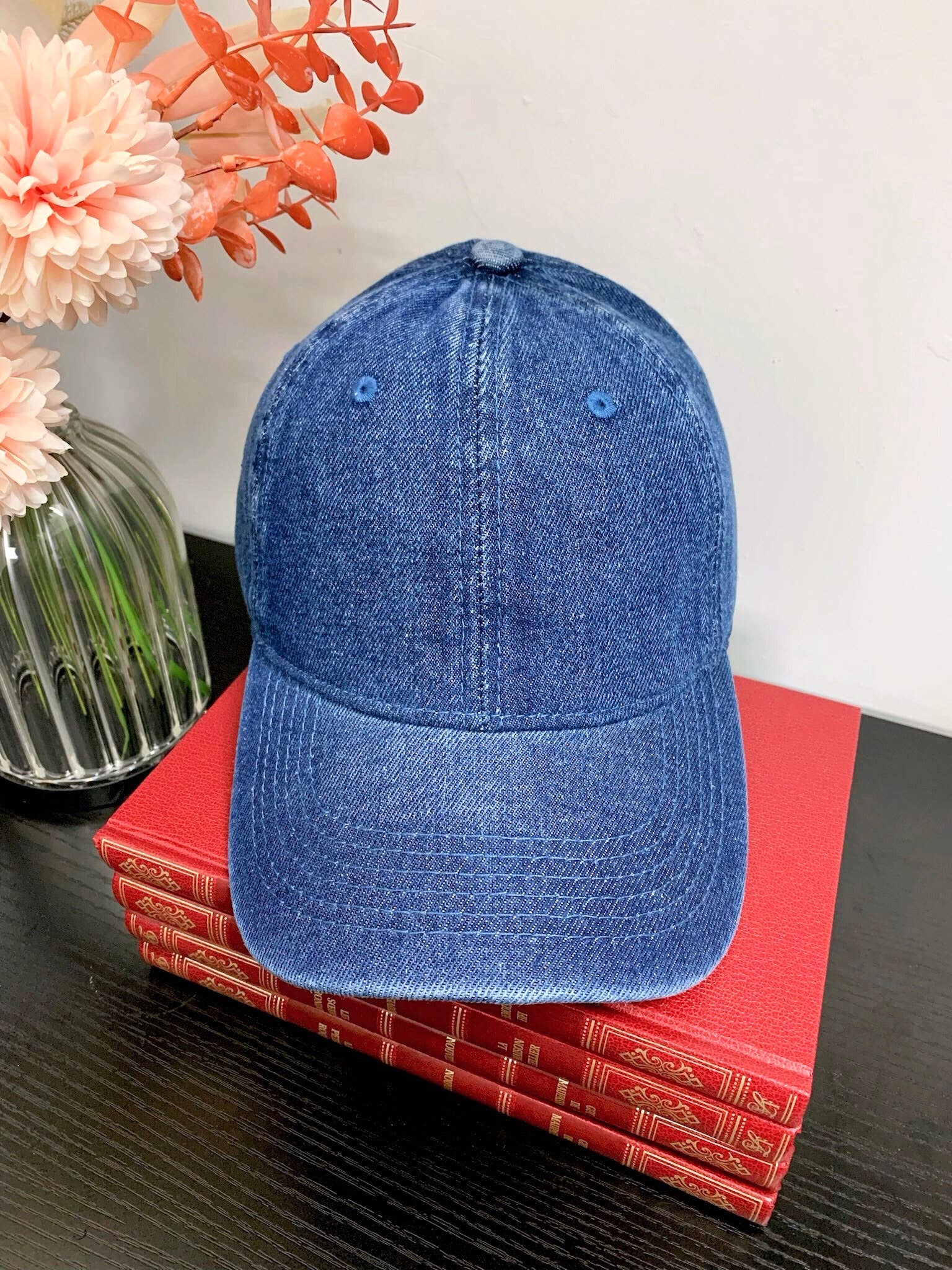 Casquette denim MJ07: Bleu