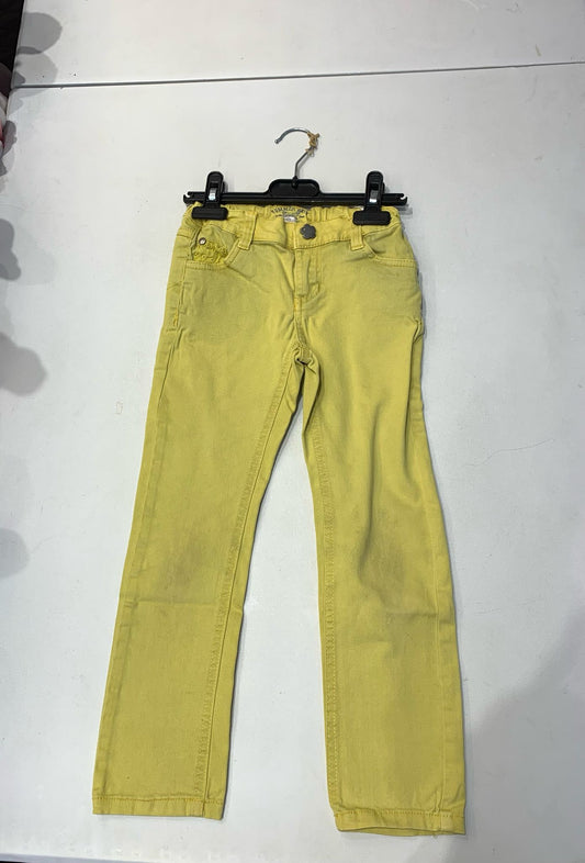 jeans vert pour fille