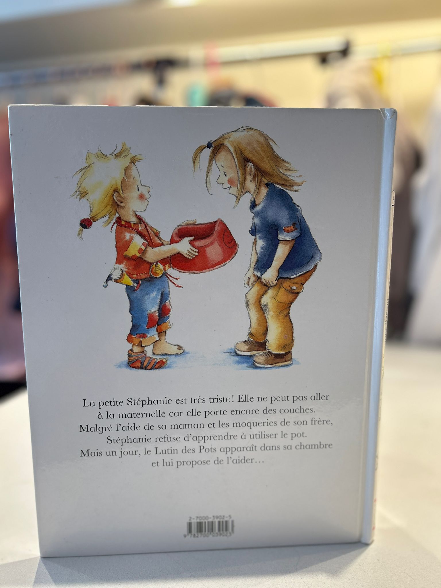 Livre enfant le lutin des pots