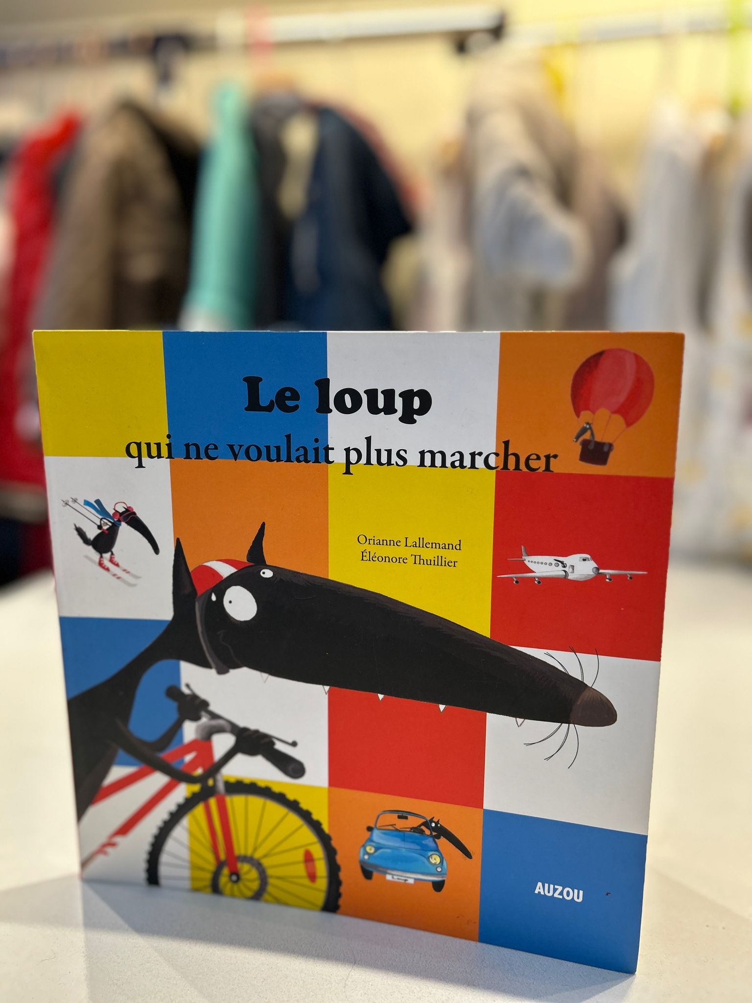 Livre enfant le loup