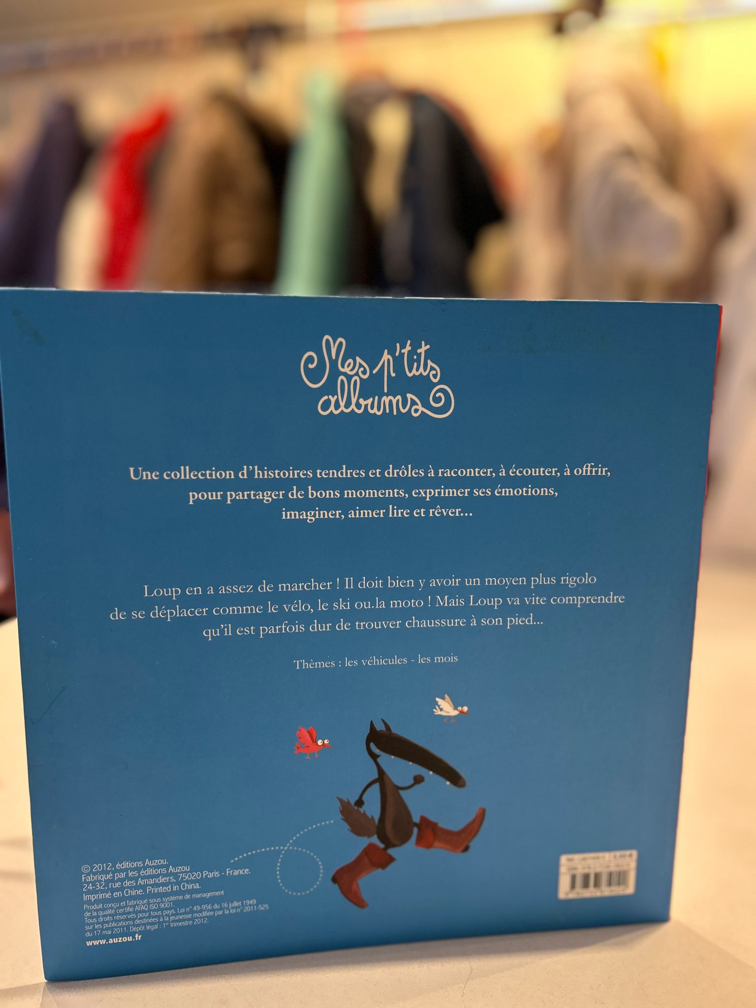Livre enfant le loup