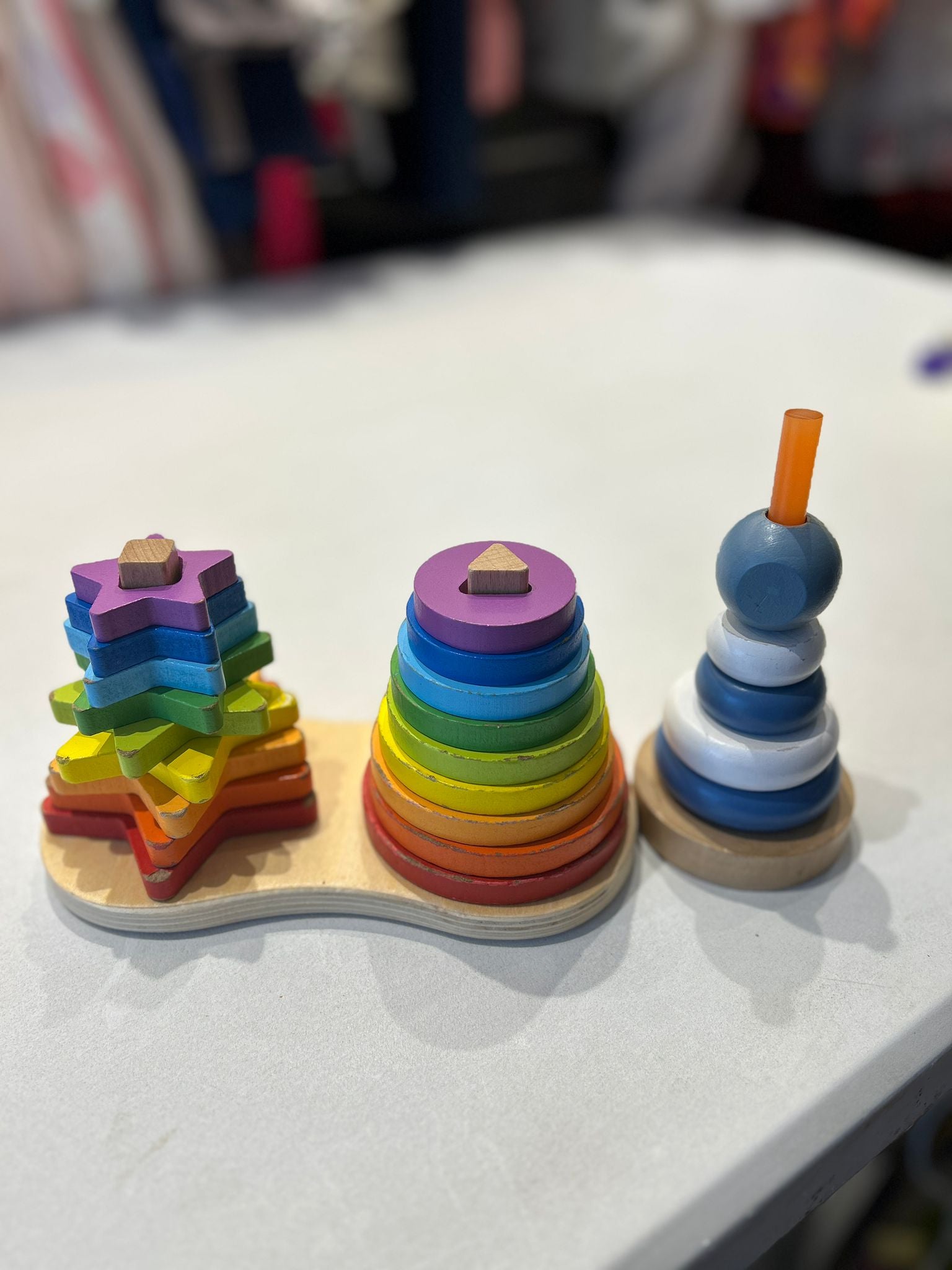 Jeux de motricité à empiler bébé