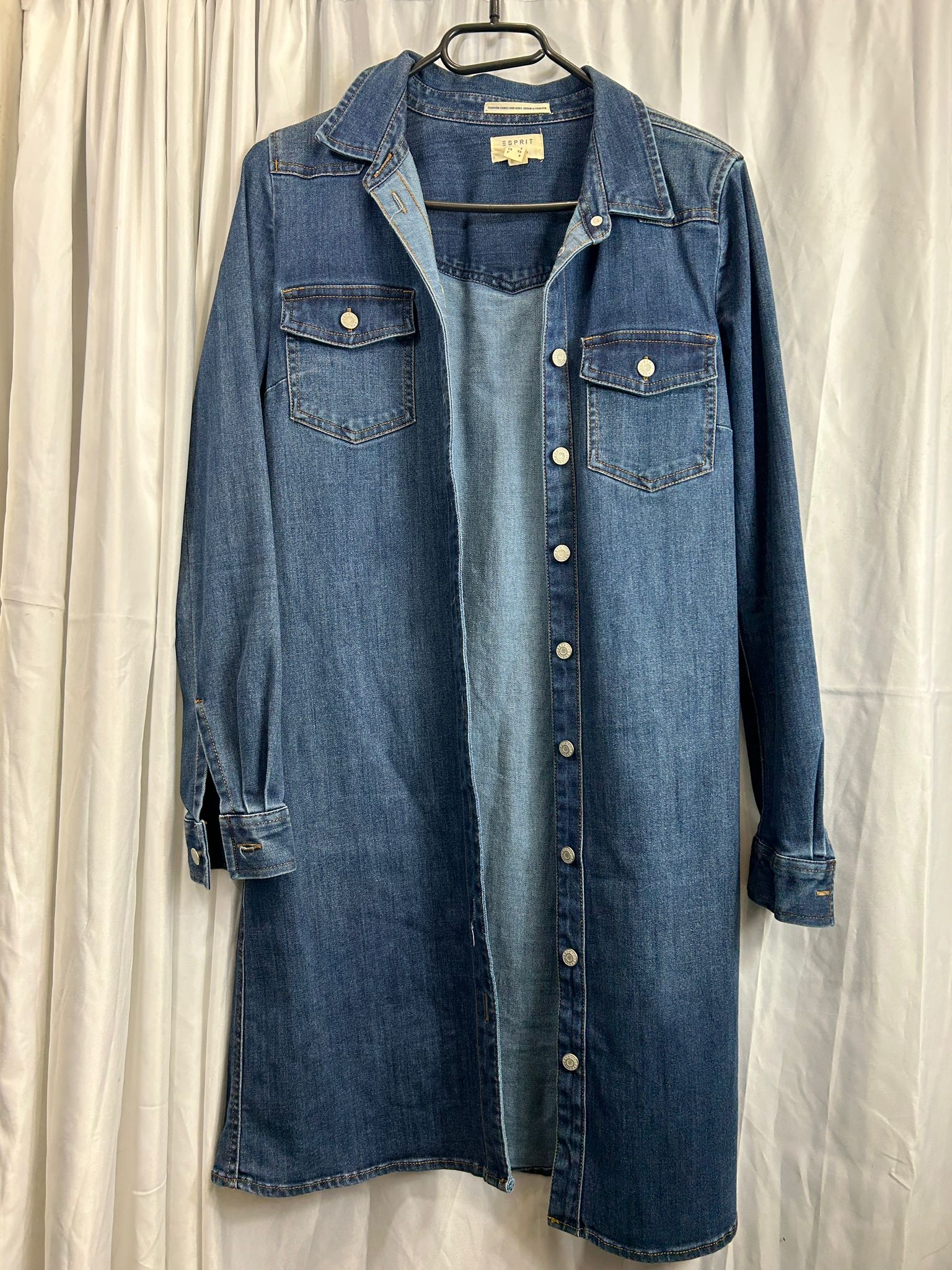 Robe chemise en jeans ESPRIT femme