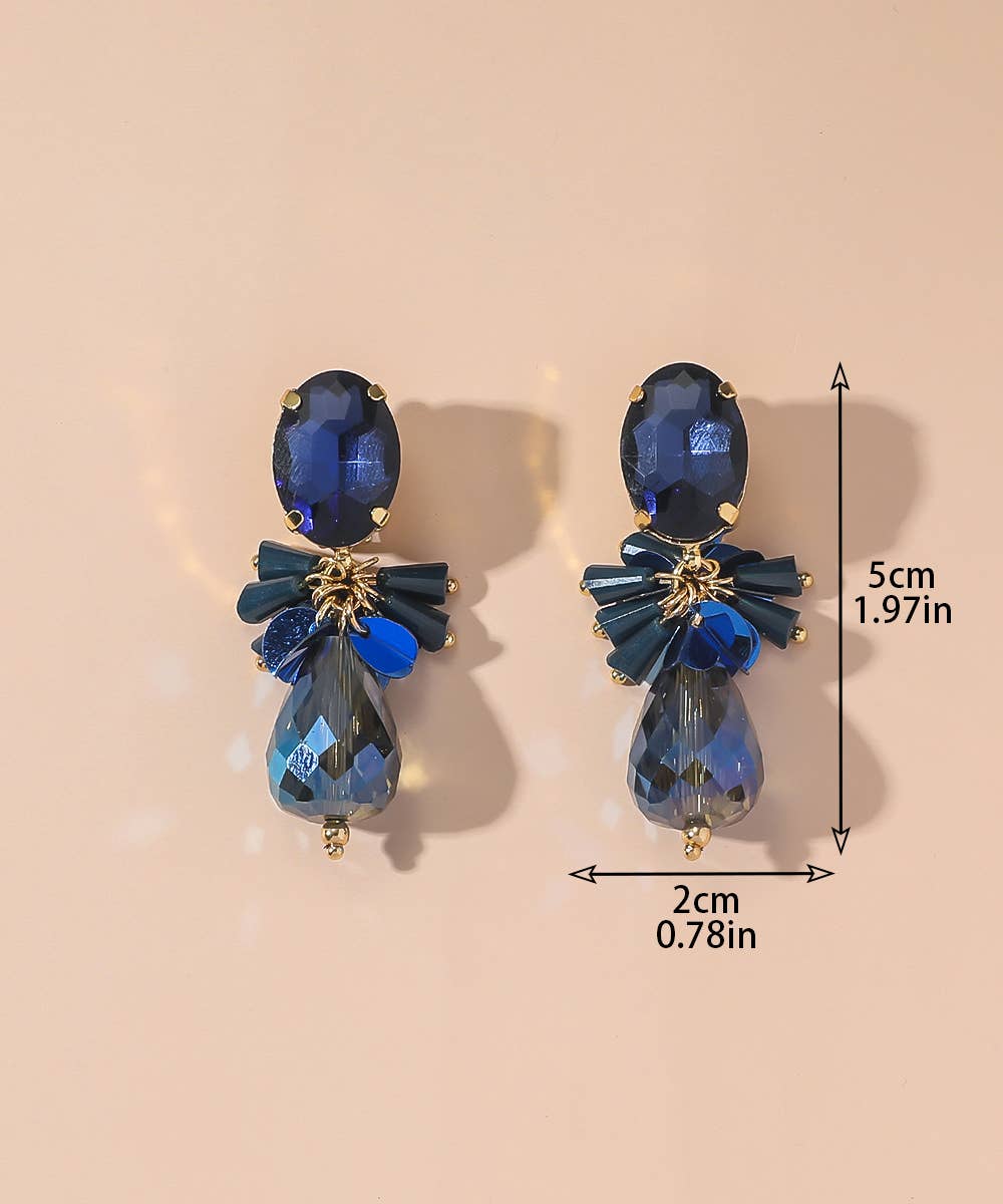 Boucles d'oreilles Clips 25AHBOL004: Multicolore