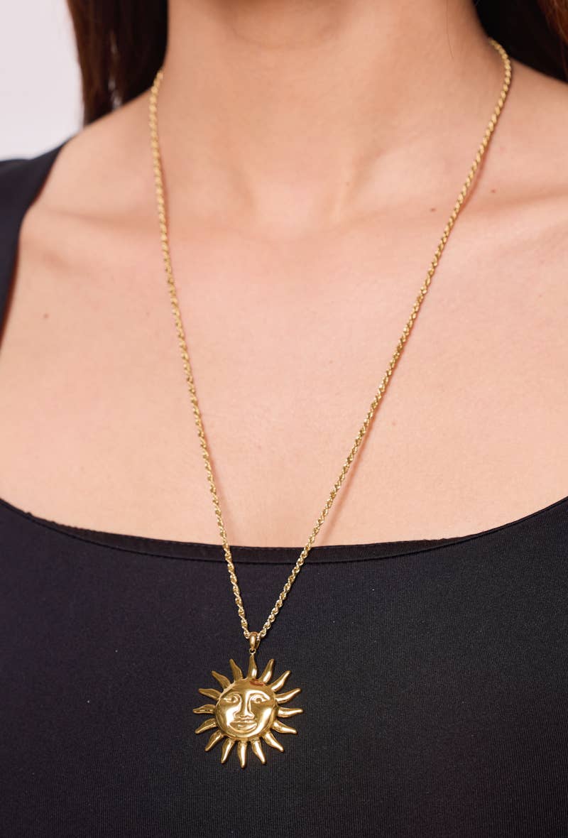 Collier en acier inoxydable 224AQ135: Or