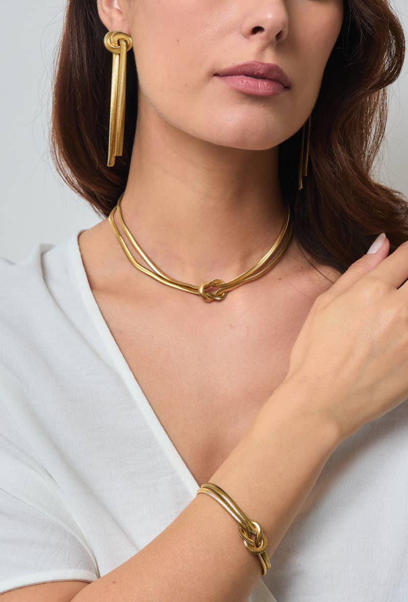 Bracelet en acier inoxydable Or