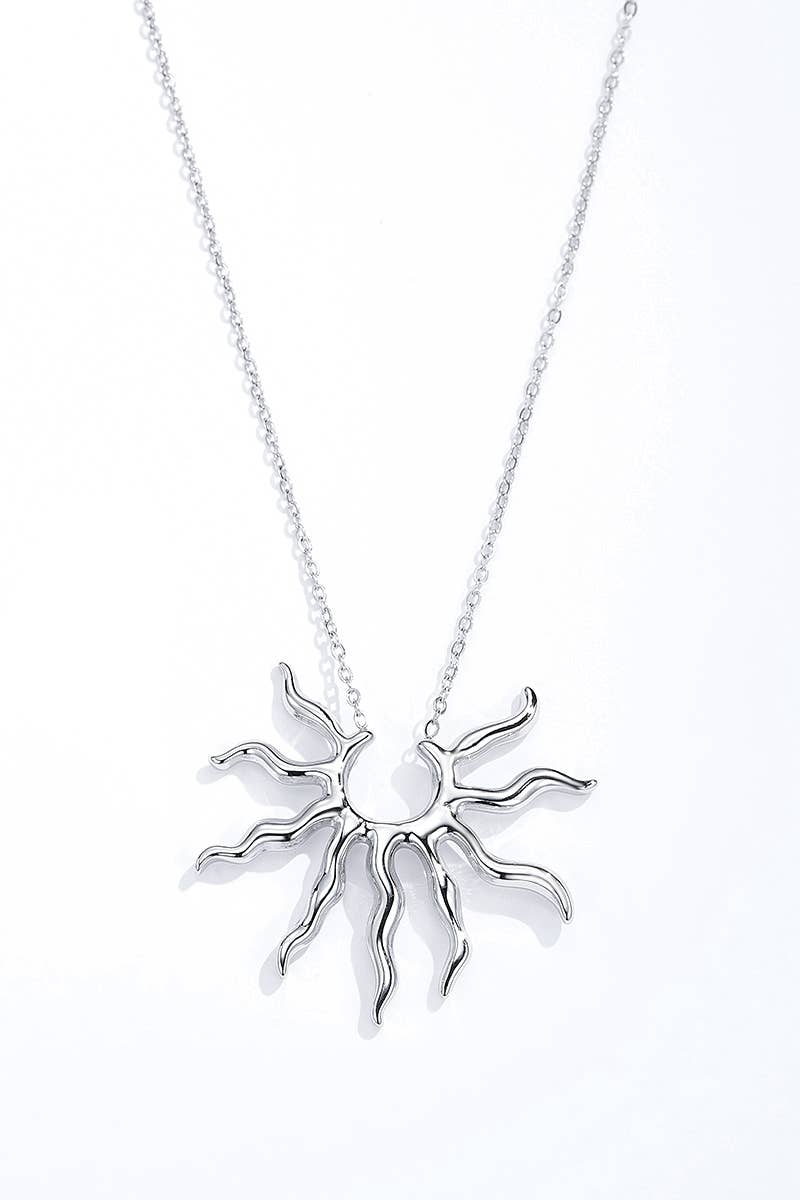 Collier Rayons de Soleil en acier inoxydable 224AQ139: Or