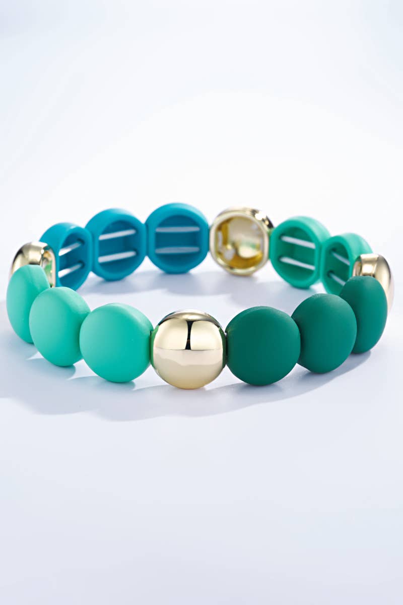 Bracelet colorés avec élastique 324CP03: Fuchsia