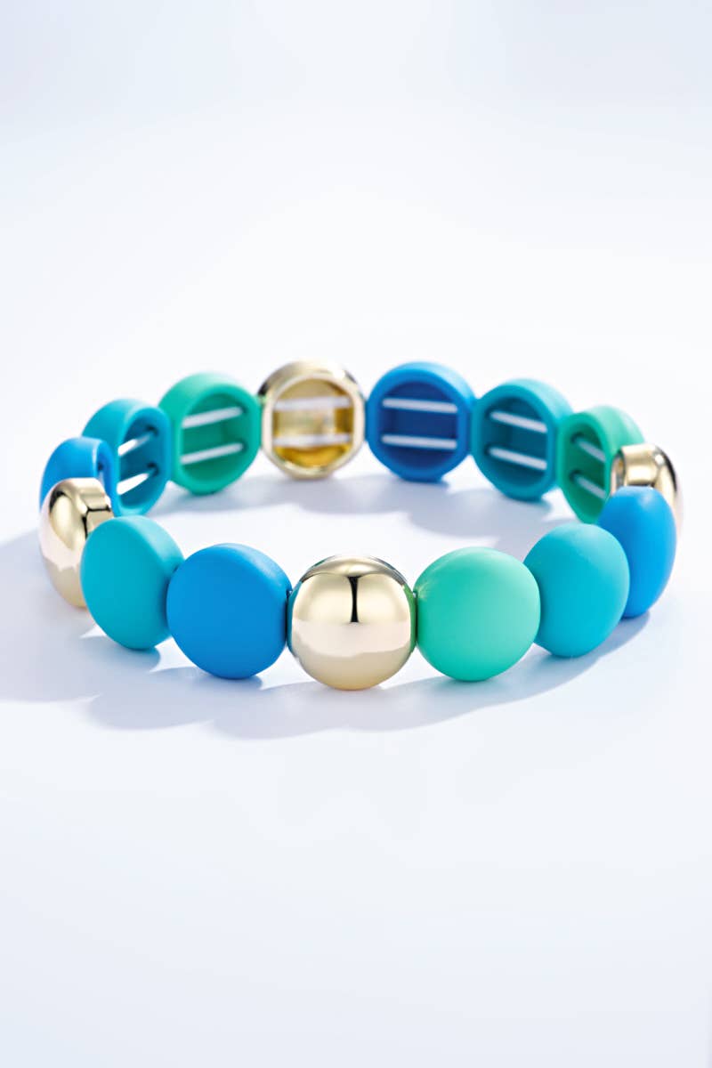 Bracelet colorés avec élastique 324CP03: Fuchsia