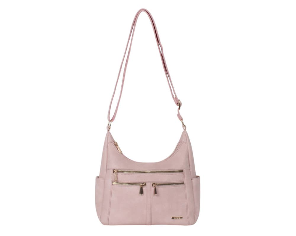 SAC BANDOULIÈRE AVEC DOUBLE FERMETURE ÉCLAIR. NOUVELLE COLLECTION: Noir