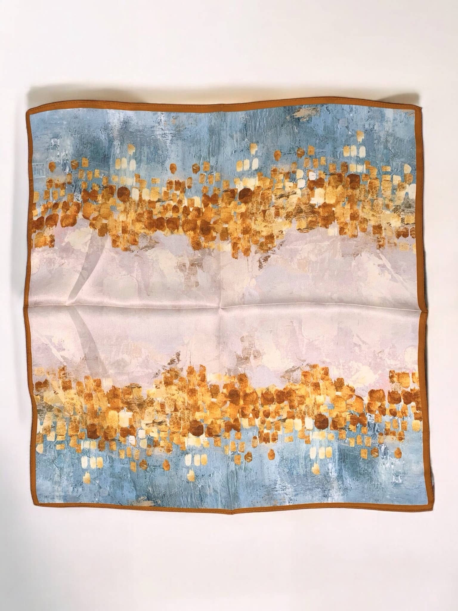 Carré de soie 53x53cm FL28: Orange / Soie