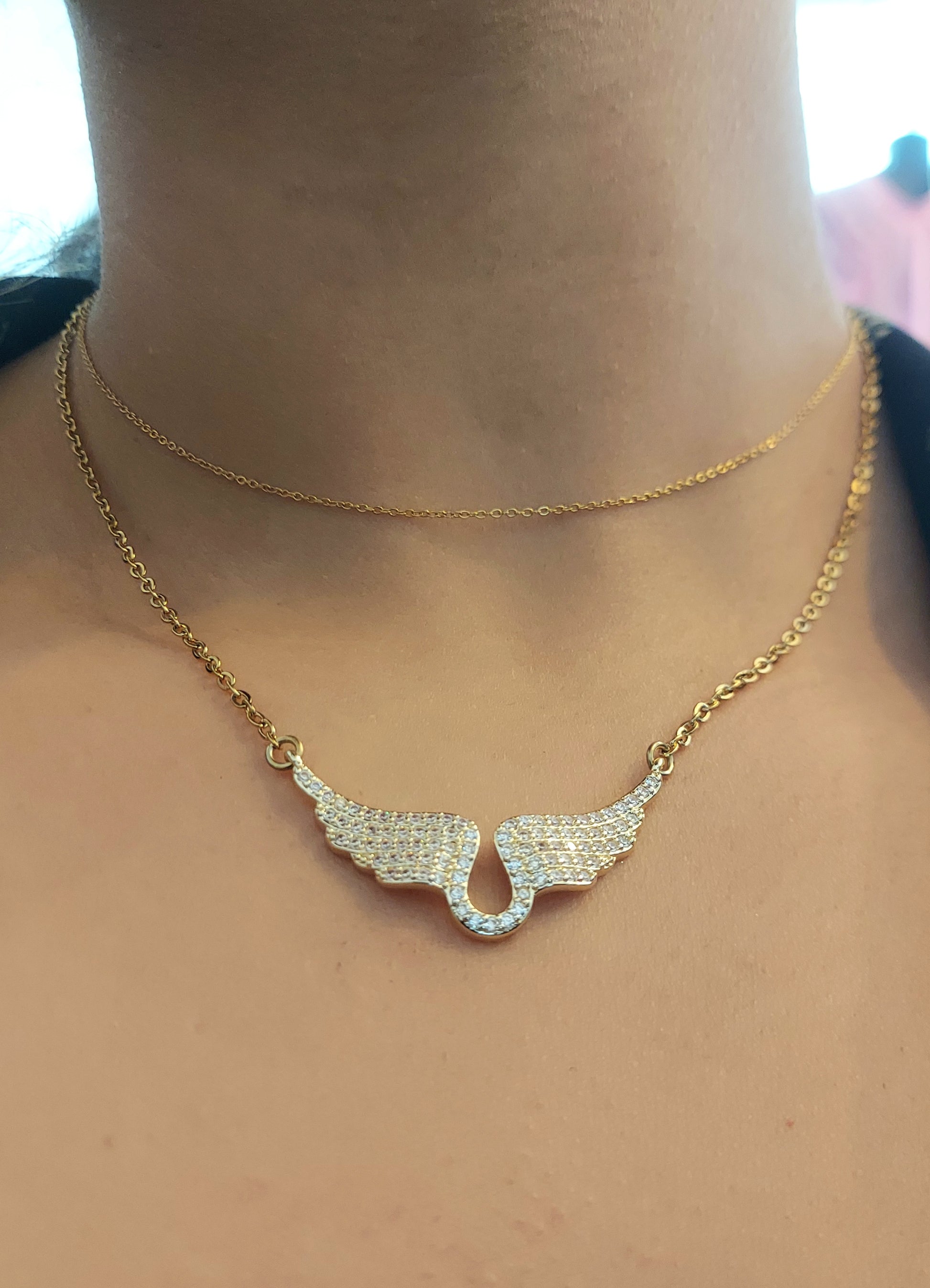 Collier ailes d'ange